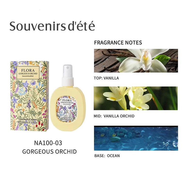 Parfum de luxe classique pour femme, parfum envoûtant aux phéromones, senteur florale fraîche, longue tenue, eau de parfum, cadeau idéal