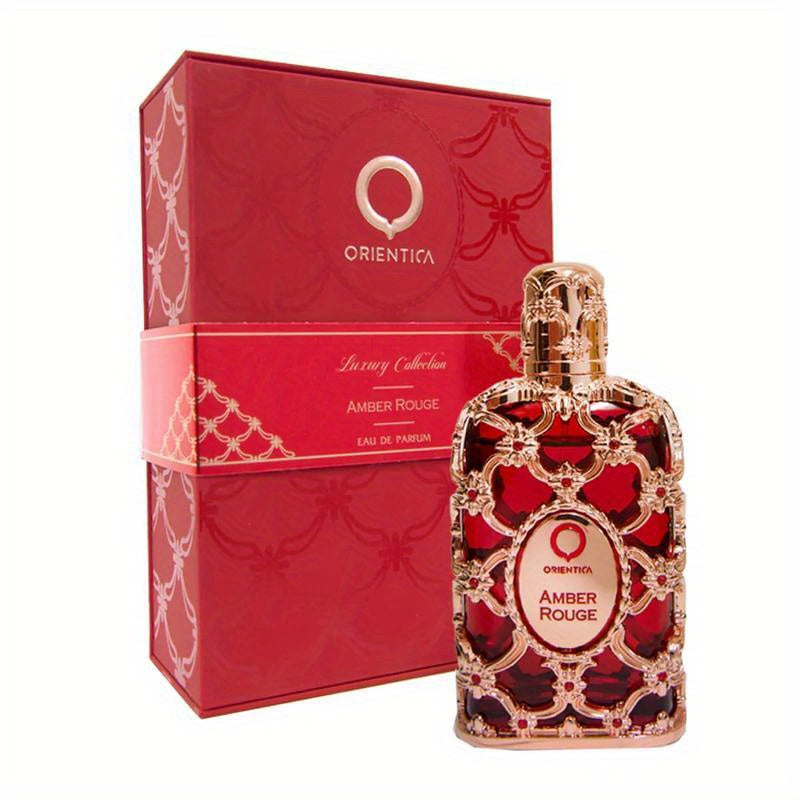 Amber Rouge 80 ml / 2,7 fl.oz Eau de Parfum Spray Parfum luxueux unisexe à l'ambrer et Algues d'Orientica