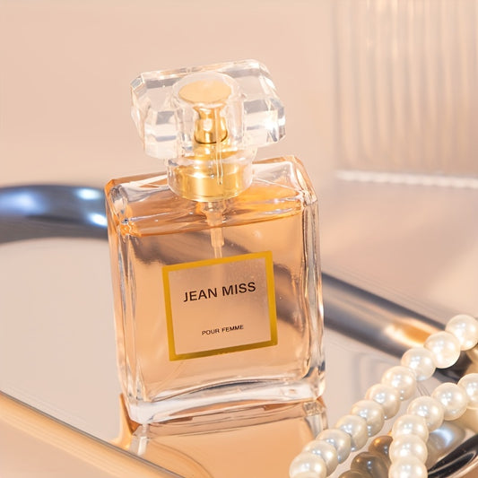 Jean Miss Exquisite Floral Eau de Parfum for Women - Long-Lasting, Seductive Scent for Dates and Parties - Liquid, Alcohol-Based, Formaldehyde-Free, Cruelty-Free, and Vegan-Friendly Fragrance
