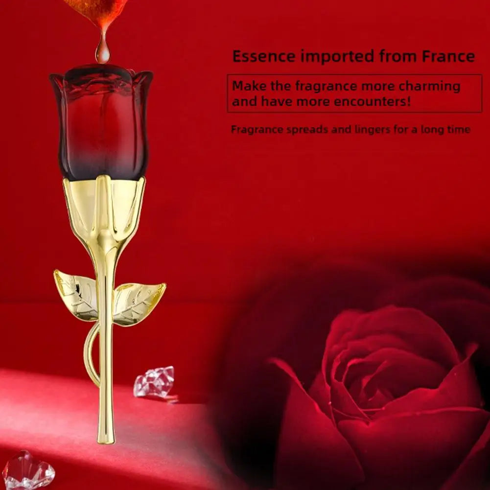 Parfum aux phéromones de rose pour femme, brume corporelle florale longue tenue, parfum romantique pour les rendez-vous, rehausse le charme féminin au quotidien.r