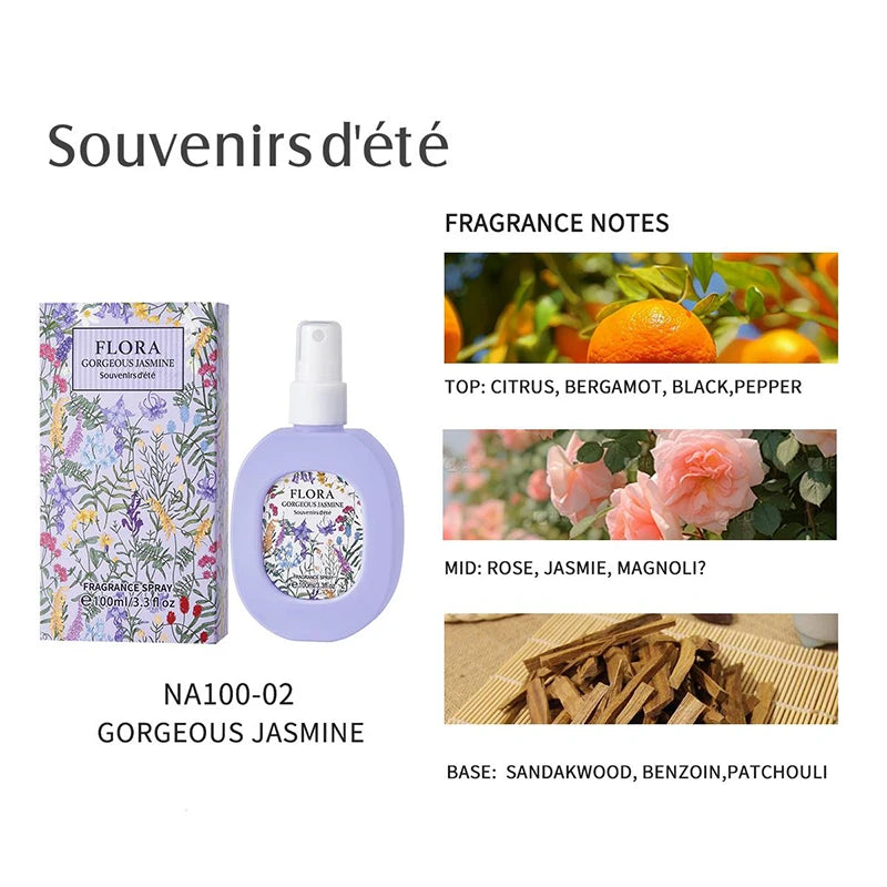 Parfum de luxe classique pour femme, parfum envoûtant aux phéromones, senteur florale fraîche, longue tenue, eau de parfum, cadeau idéal