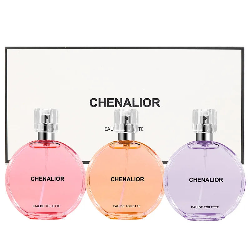 Coffret 3 Parfums Femme 105ml - Fragrances Florales et Fruitées Longue Durée