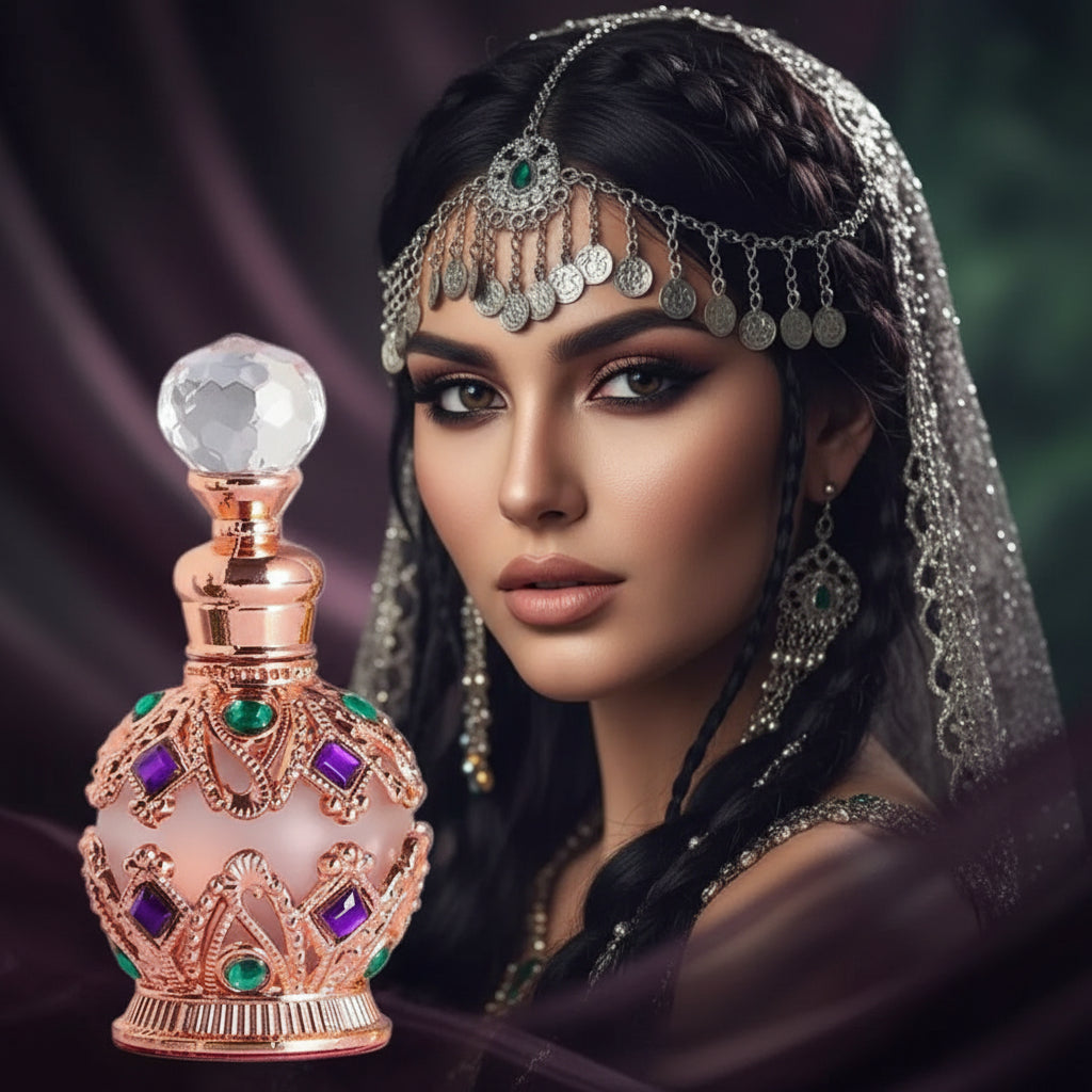 Parfum Femme Exotic Arabian - Bouquet Floral Rose Jasmin Vanille 12ml