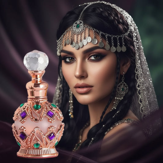 Parfum Femme Exotic Arabian - Bouquet Floral Rose Jasmin Vanille 12ml