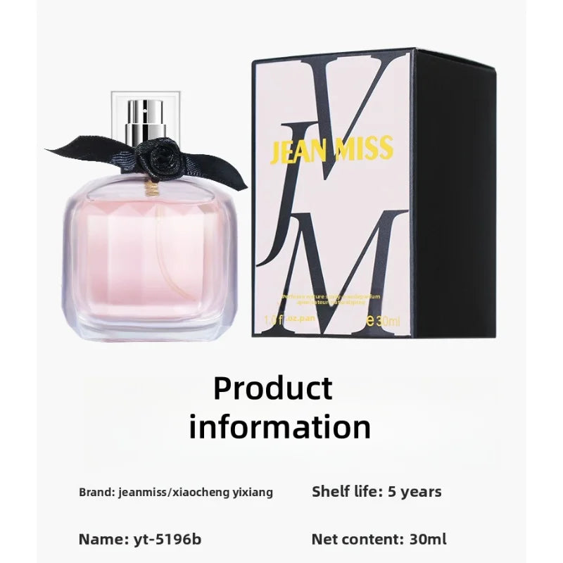 Parfum parisien pour femme, 30 ml, frais, élégant, luxueux, léger, aux senteurs florales naturelles, idéal pour les fêtes. Eau de parfum pour femme.