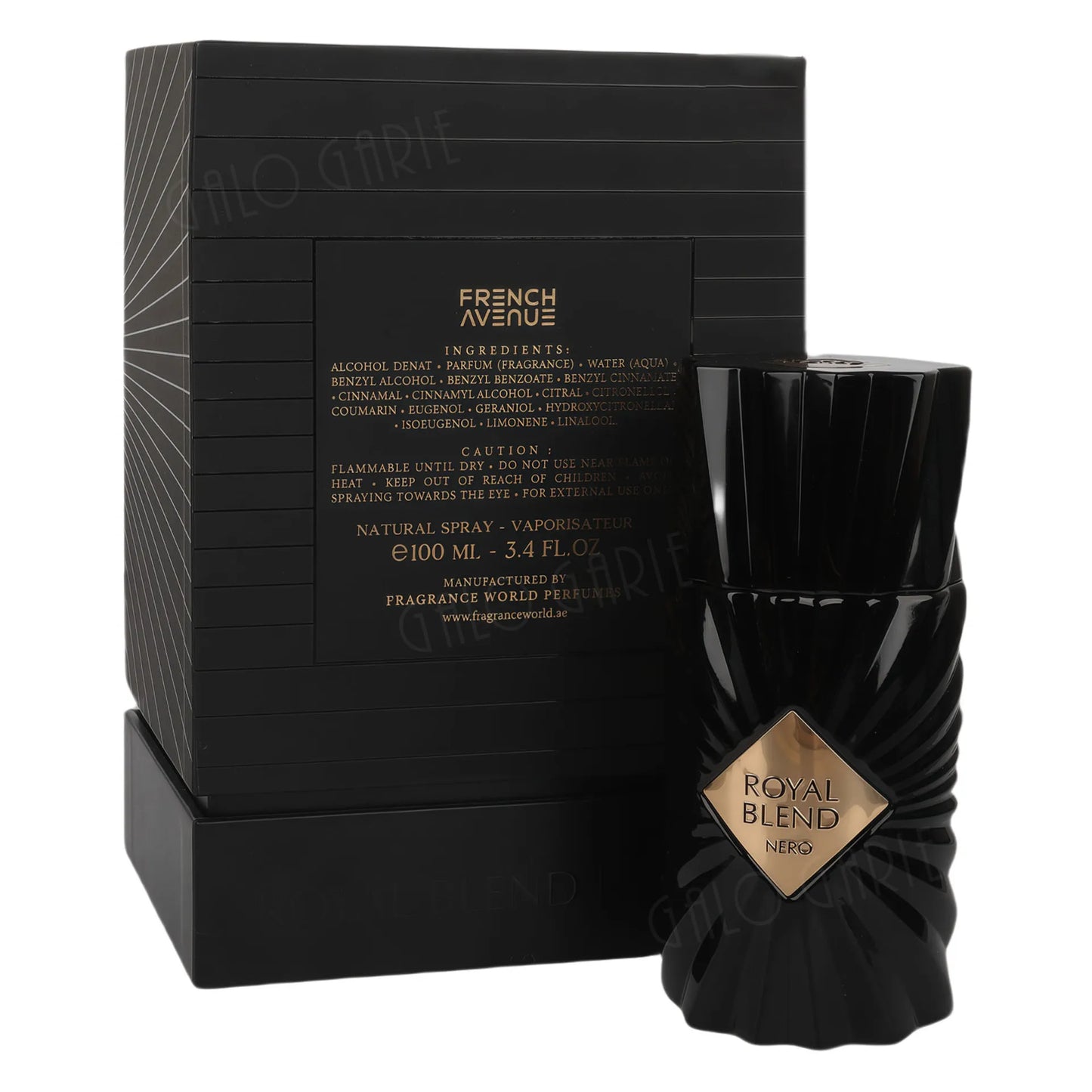 Parfum Royal Blend Oriental Classique 100ml Eau de Parfum pour Homme, Spray Corporel