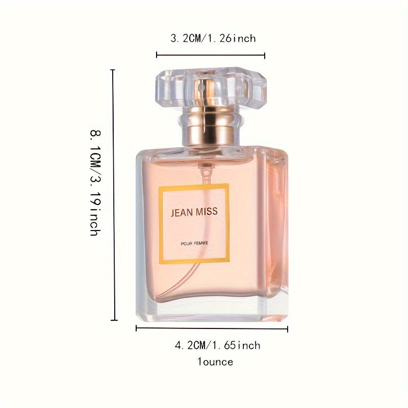 Jean Miss Exquisite Floral Eau de Parfum pour femme - Parfum longue tenue et séduisant pour les rendez-vous et les soirées - Parfum liquide, à base d'alcool, sans formaldéhyde, non testé sur les animaux et végan