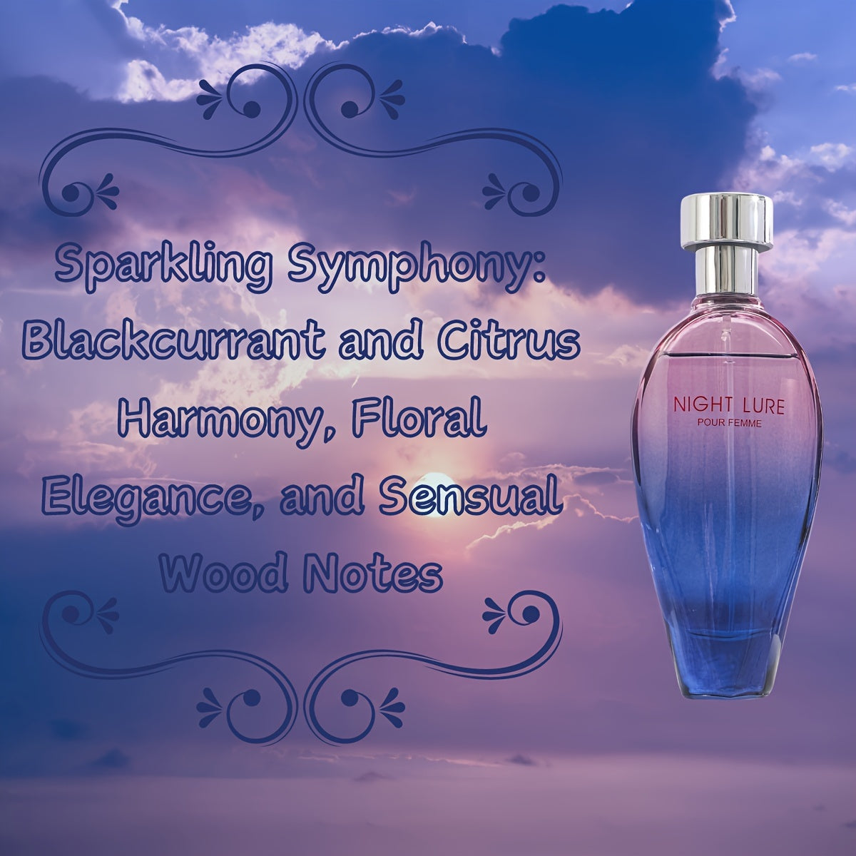 Eau de Parfum Radiant Moonlight 100 ml - Une fusion lumineuse de senteurs fruitées et florales, vous enveloppant d'une douce élégance et d'un charme forestier.